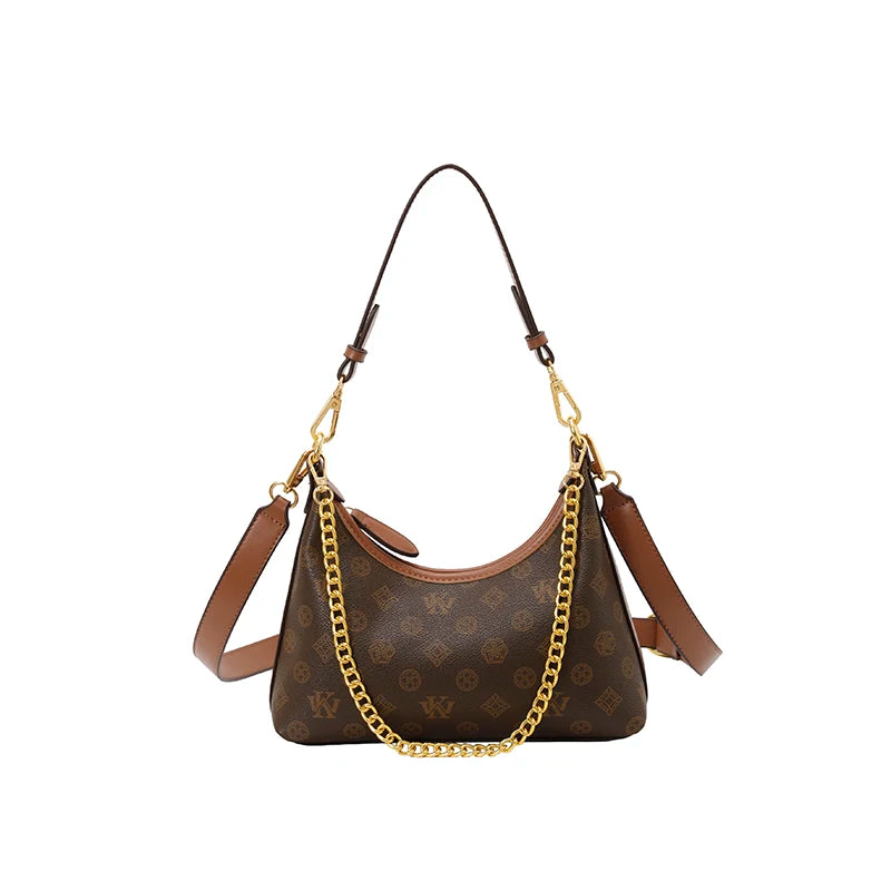 luxury shoulder bag with letter logo