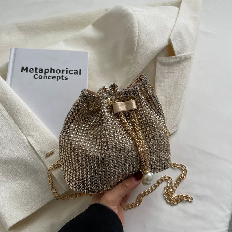 Sparkling Evening Bucket Bag