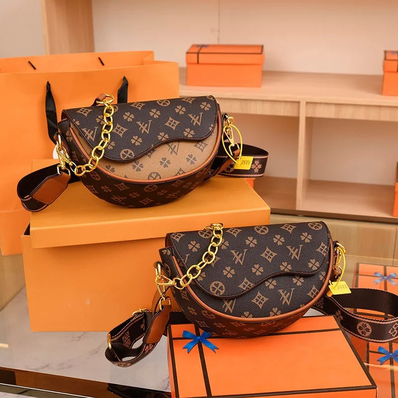 women's luxury saddle bag