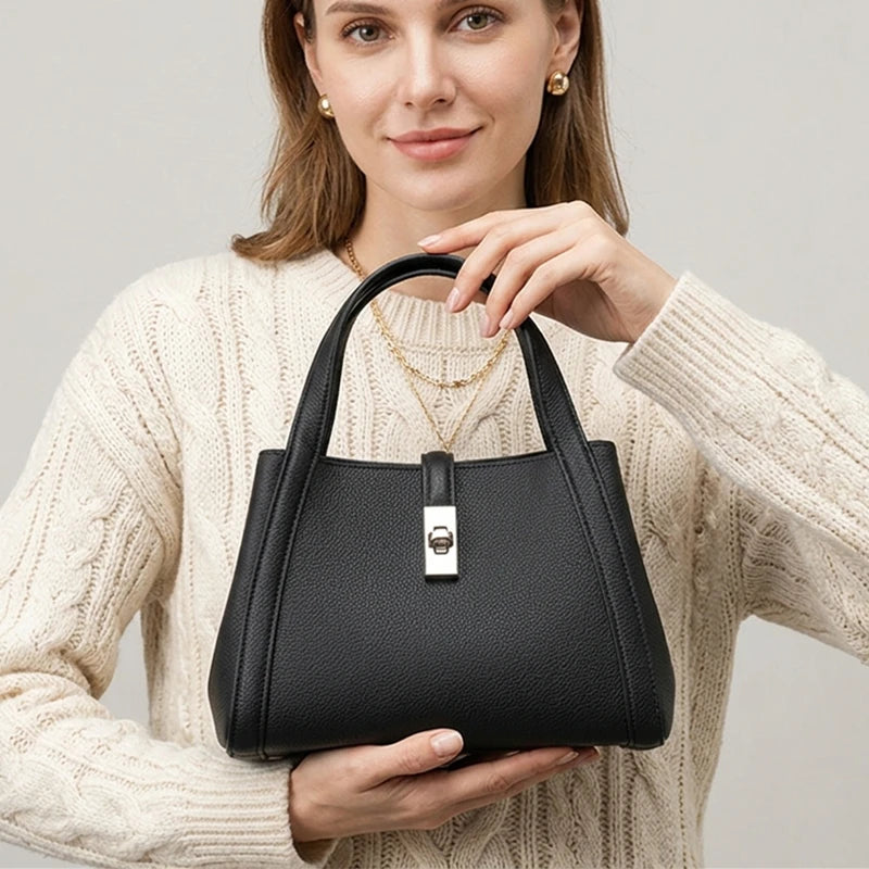 Classic Genuine Leather Satchel
