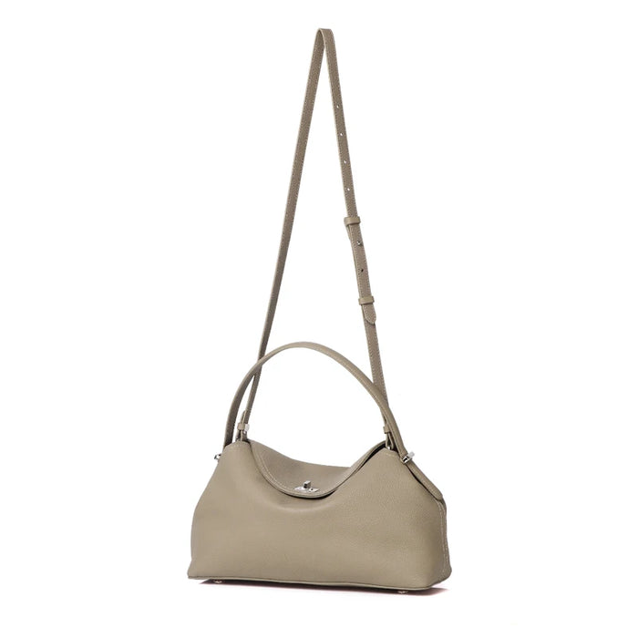 Luxe Minimalist Leather Shoulder Bag