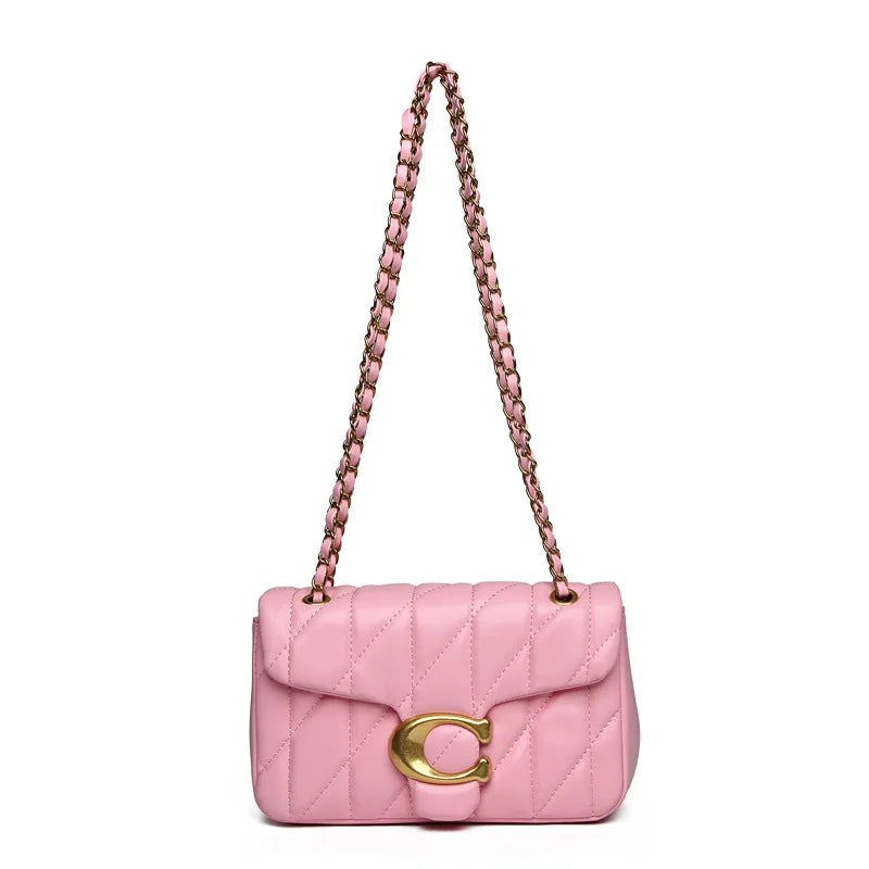 Luxe Quilted Chain Crossbody & Shoulder Bag