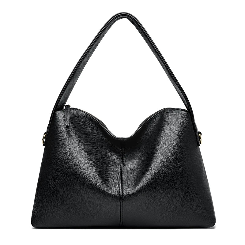 Casual Multi-Way Leather Handbag