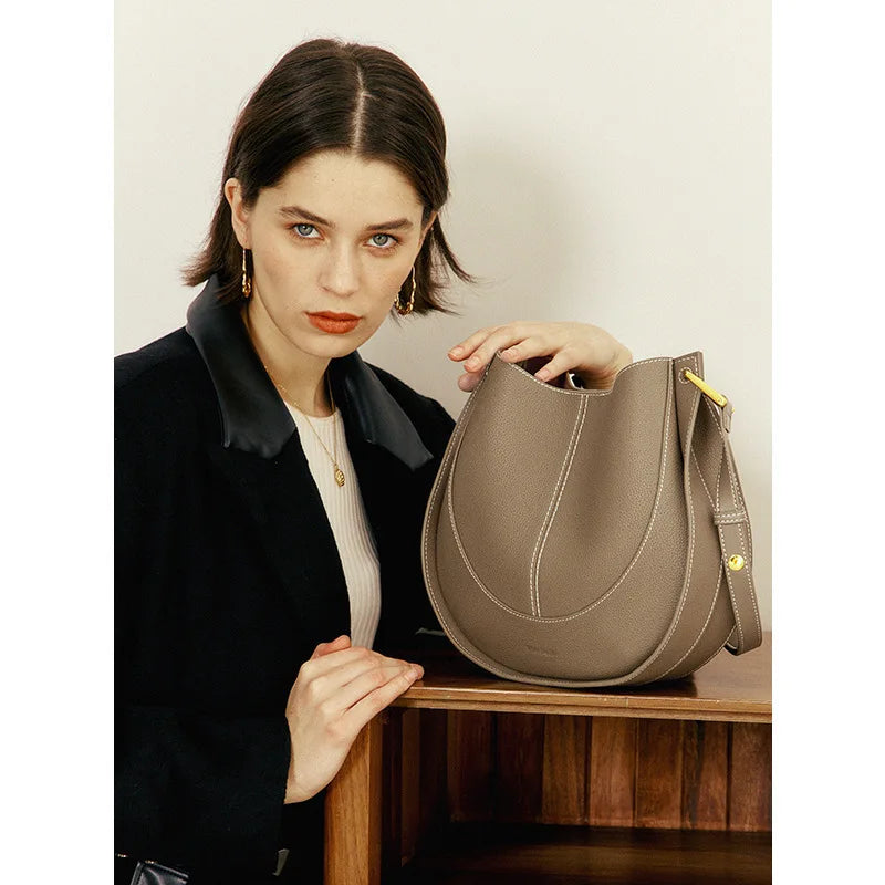The Soft Cowhide Hobo Crossbody