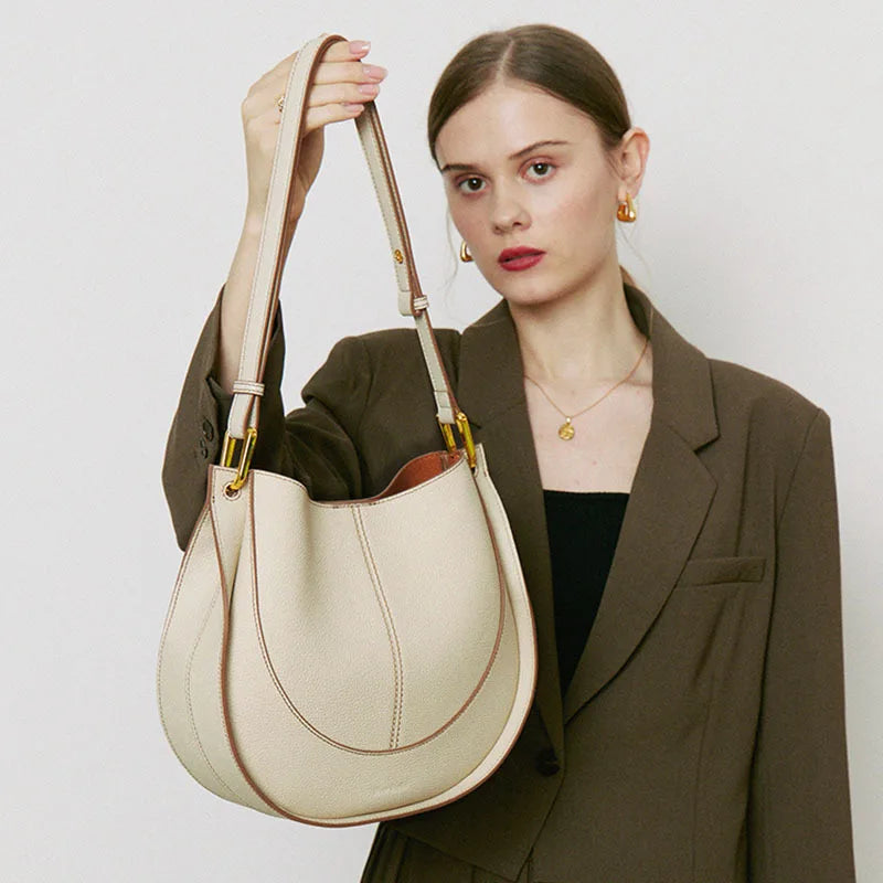 The Soft Cowhide Hobo Crossbody