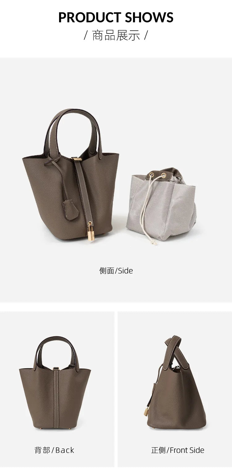 Classic Pebbled Leather Tote