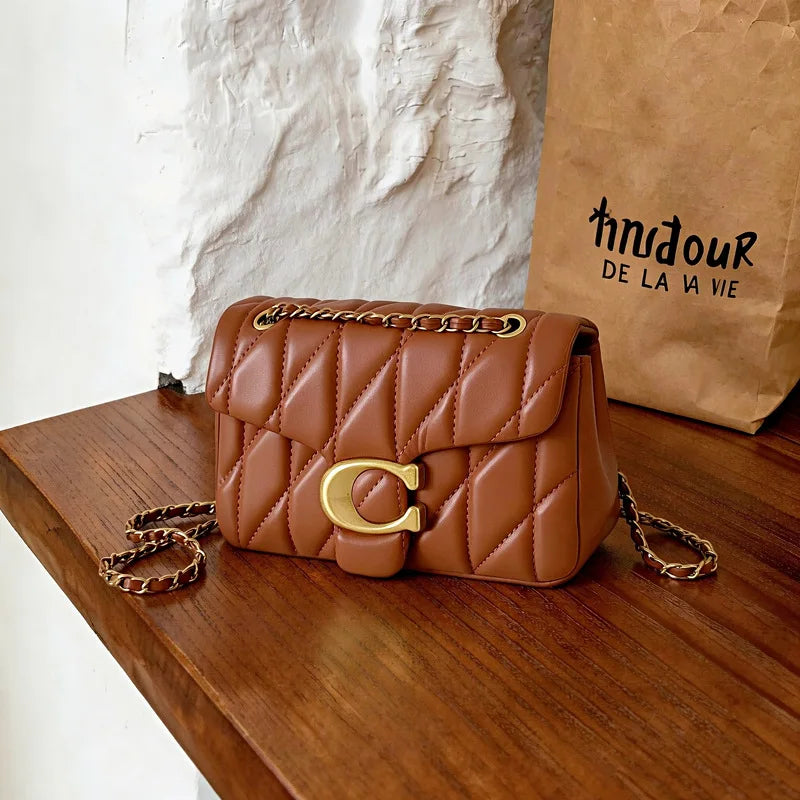 Luxe Quilted Chain Crossbody & Shoulder Bag
