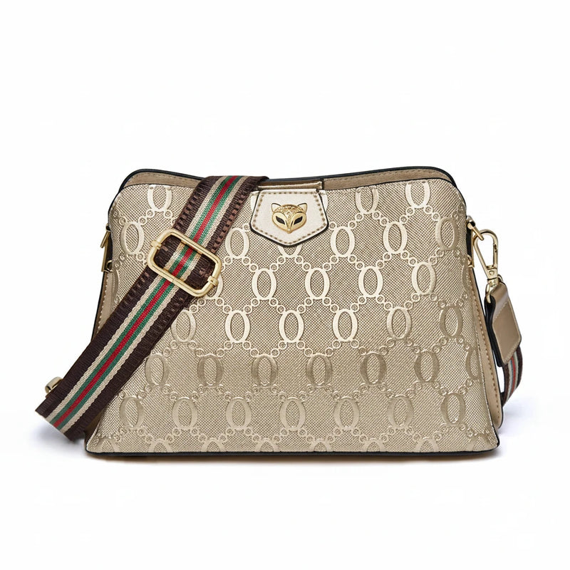 Classic Cowhide Leather Crossbody