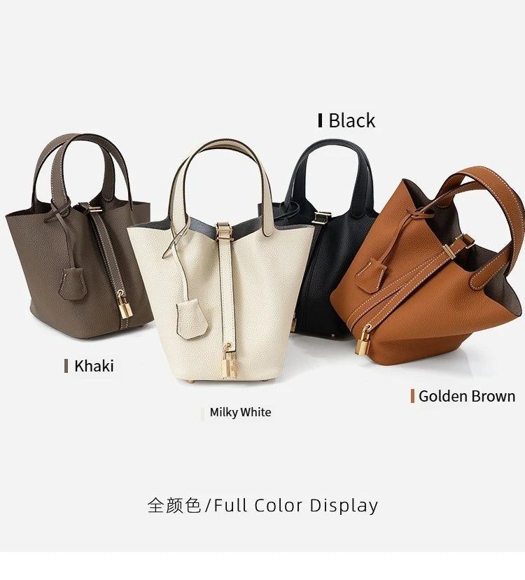 Classic Pebbled Leather Tote