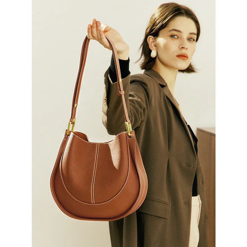 The Soft Cowhide Hobo Crossbody