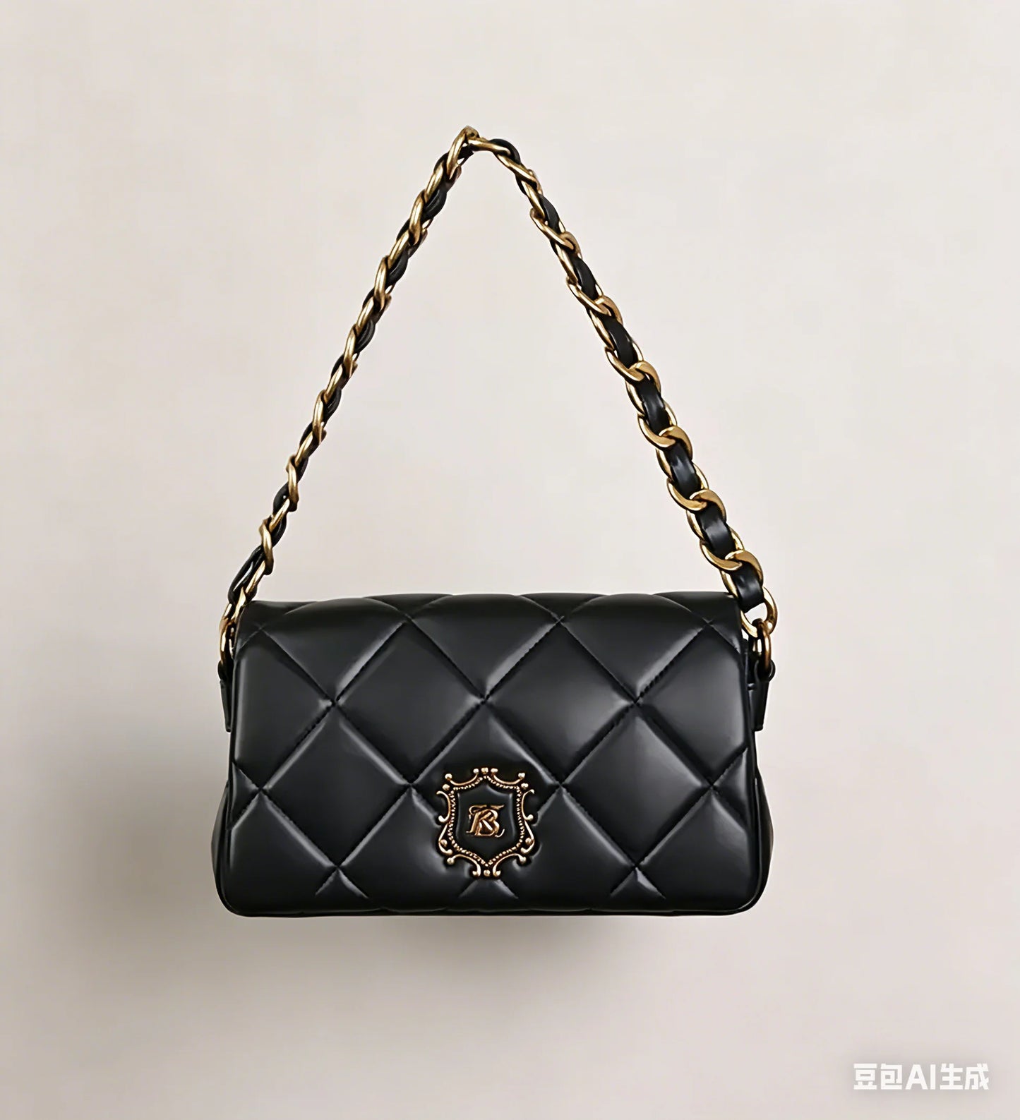 Quilted Diamond Chain Shoulder Bag