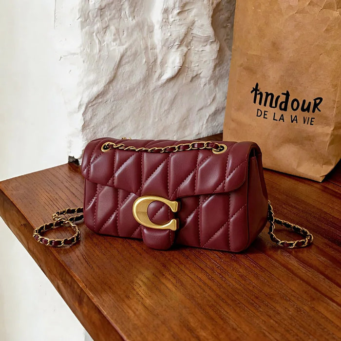 Luxe Quilted Chain Crossbody & Shoulder Bag