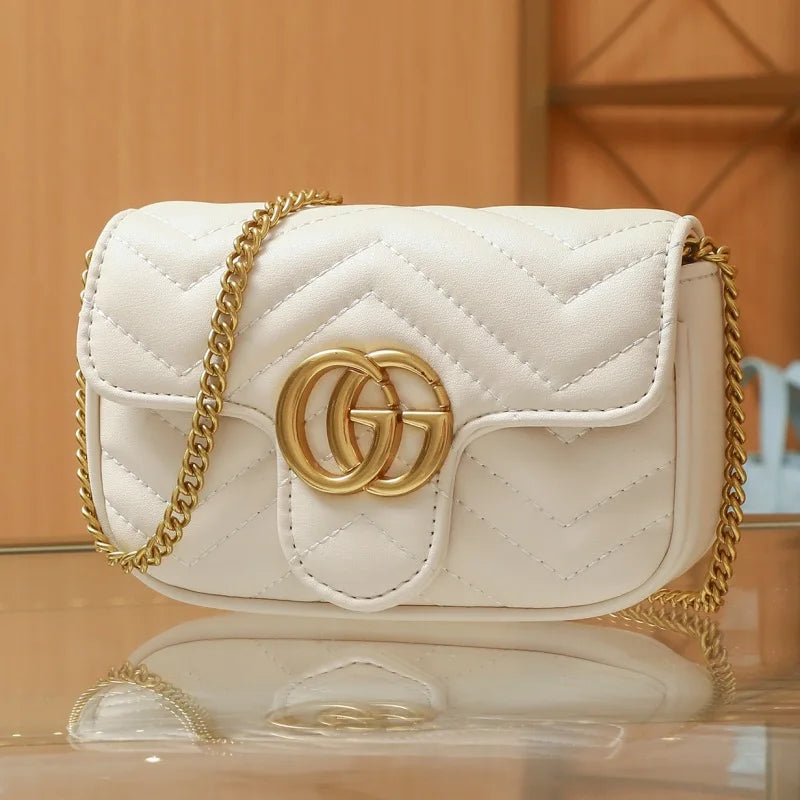 Luxe Quilted Designer Handbag