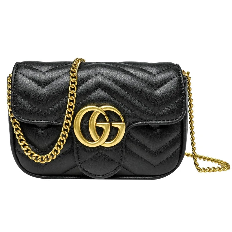 Luxe Quilted Designer Handbag