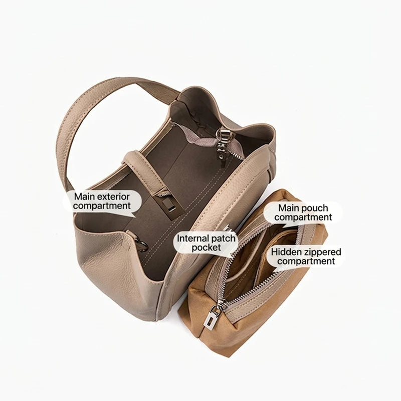 Classic Genuine Leather Satchel