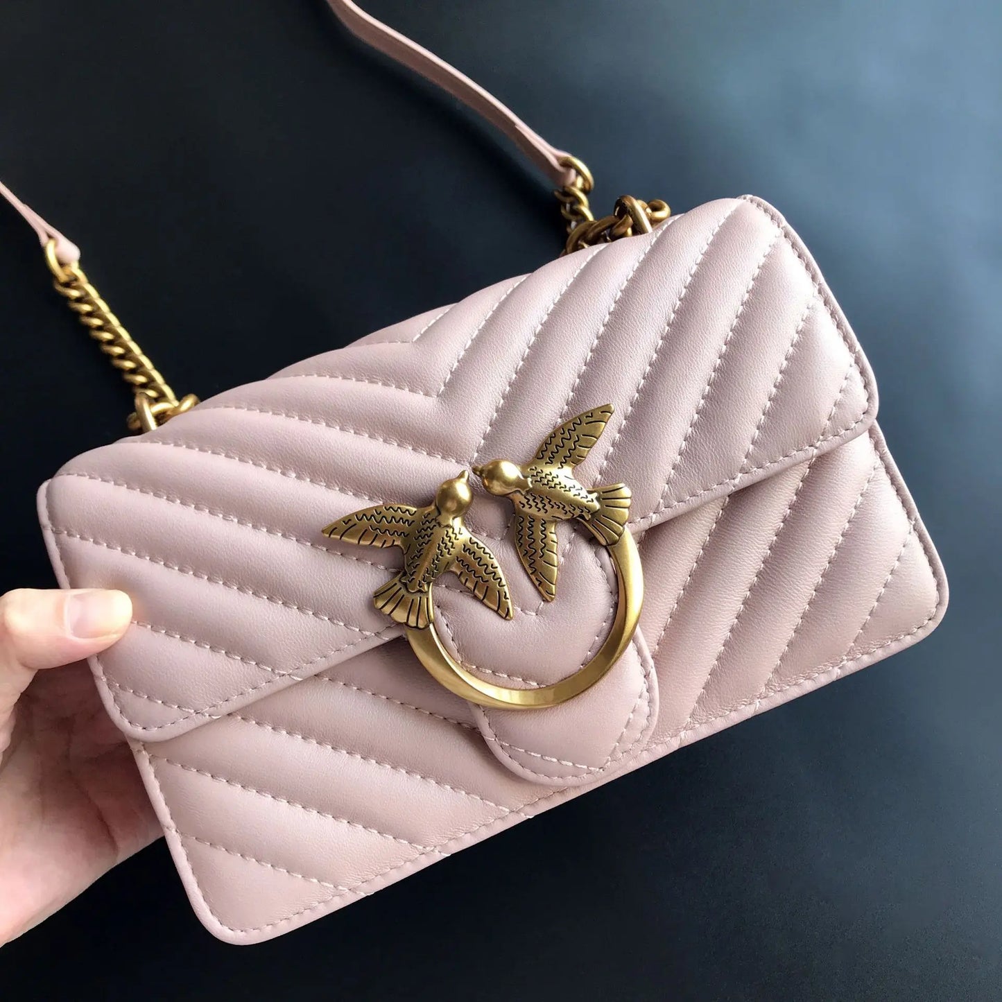 Elegant Chain Strap Shoulder Bag