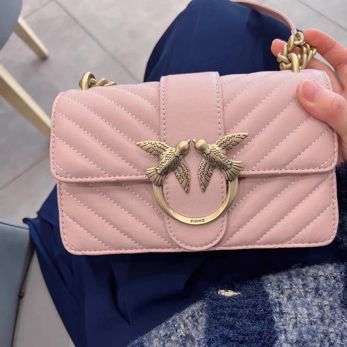 Elegant Chain Strap Shoulder Bag