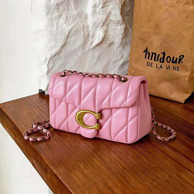 Luxe Quilted Chain Crossbody & Shoulder Bag
