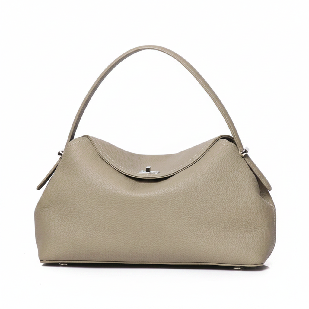 Luxe Minimalist Leather Shoulder Bag