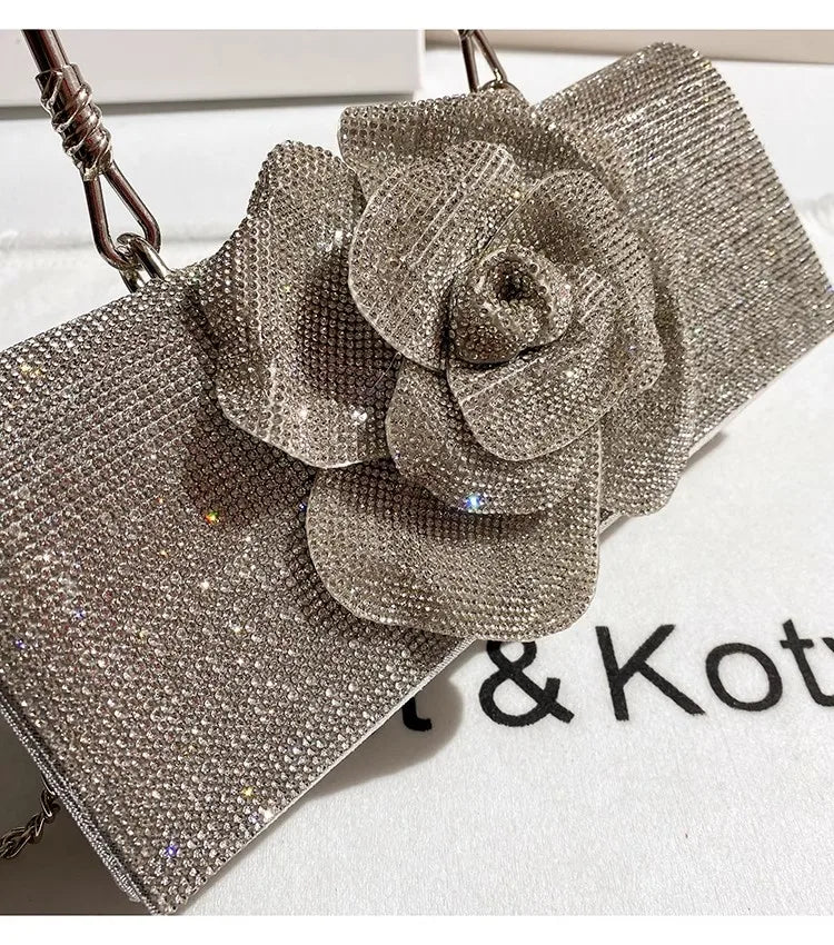 Dazzling Floral Party Clutch