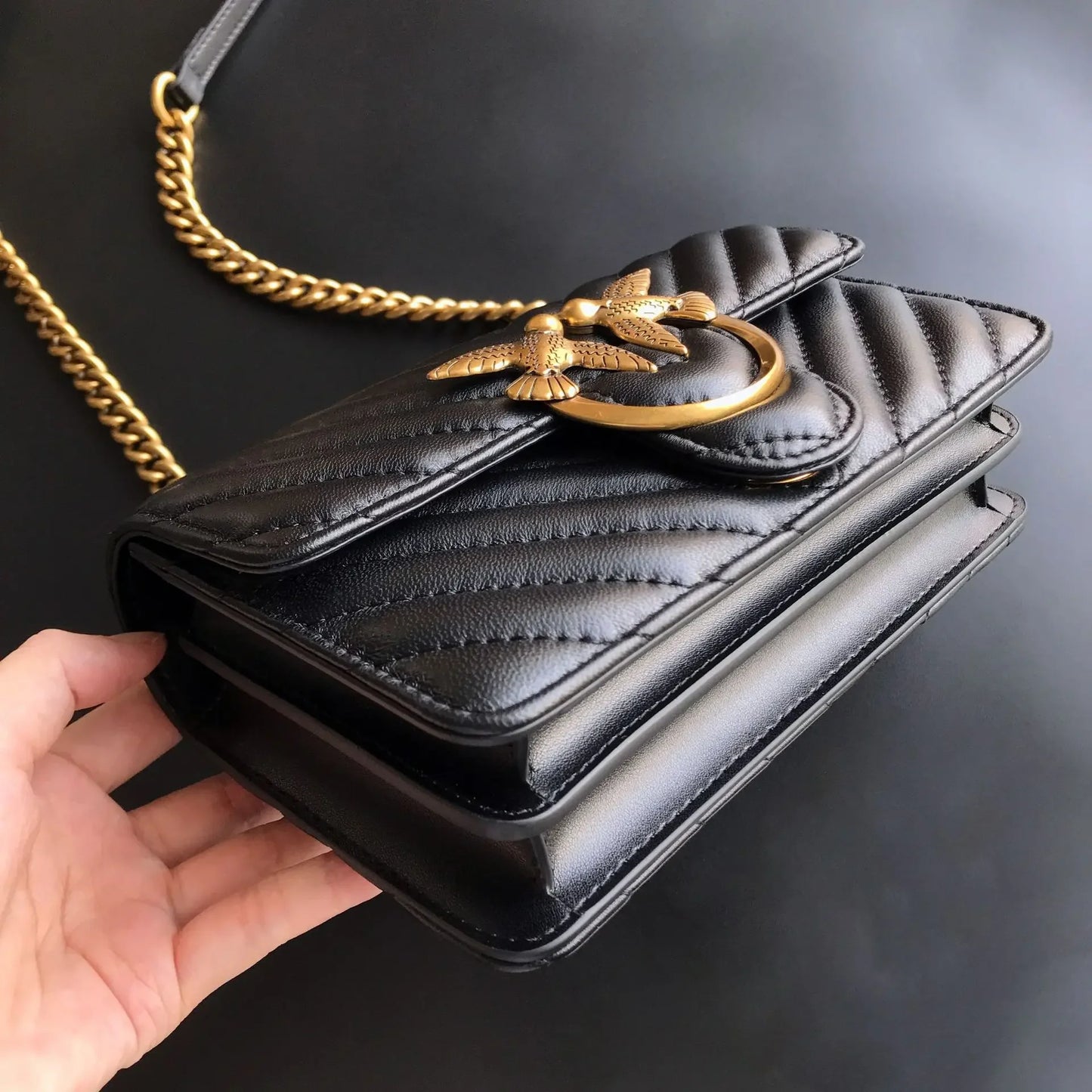 Elegant Chain Strap Shoulder Bag