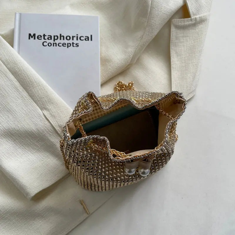 Sparkling Evening Bucket Bag