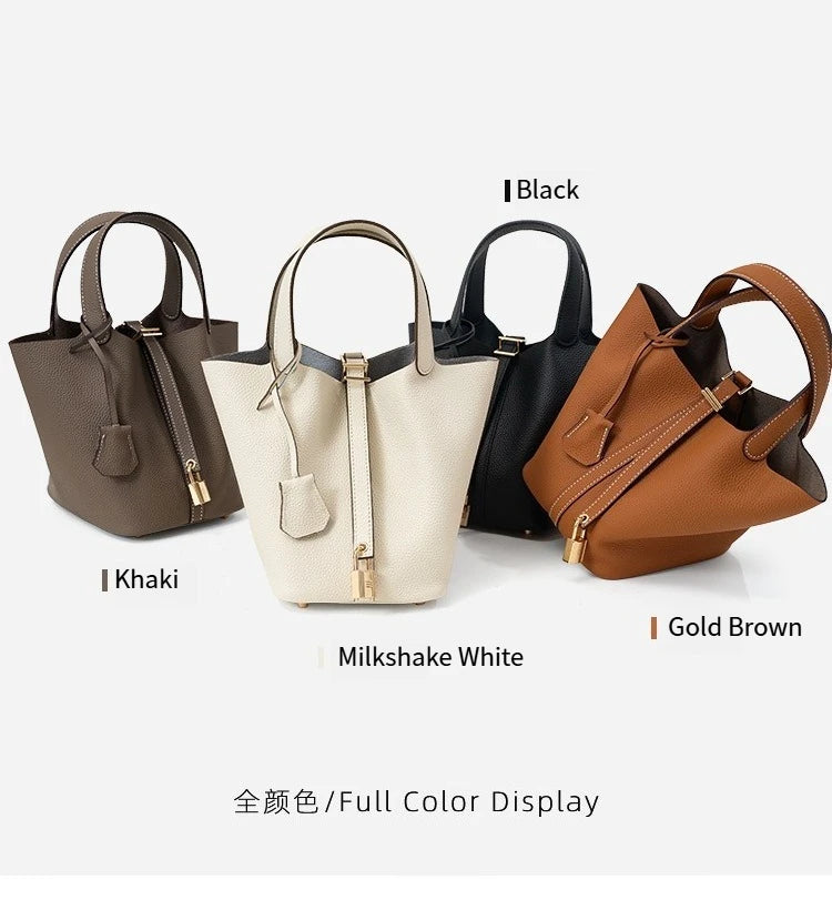 Classic Pebbled Leather Tote