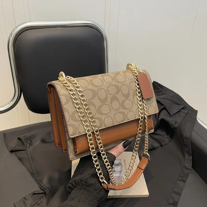 Classic Signature Chain Shoulder Bag