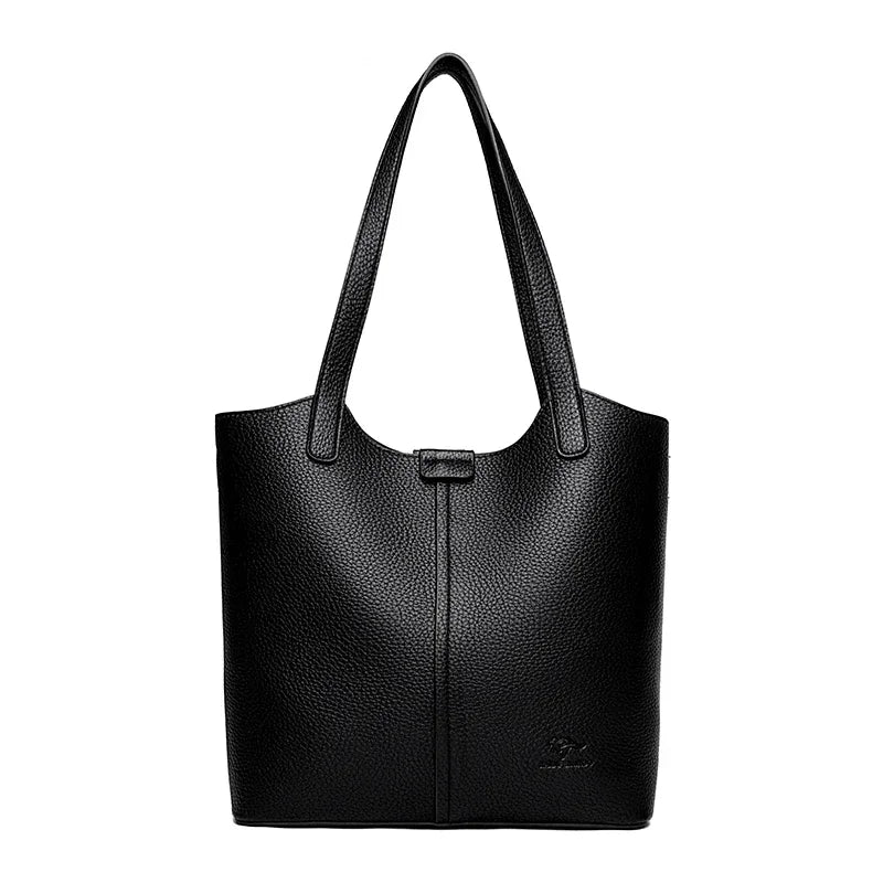 Genuine Leather Casual Tote Bag