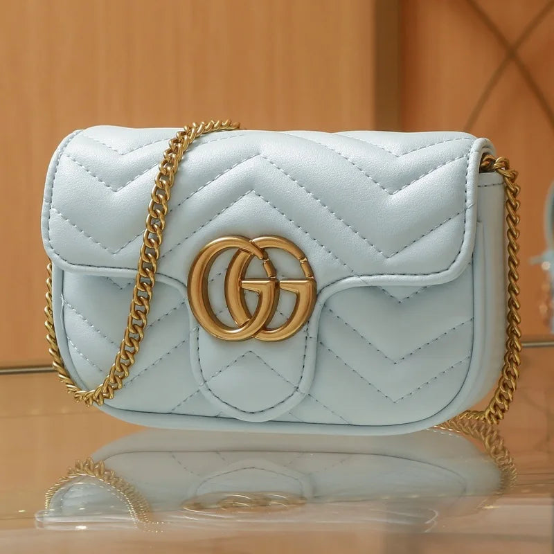 Luxe Quilted Designer Handbag
