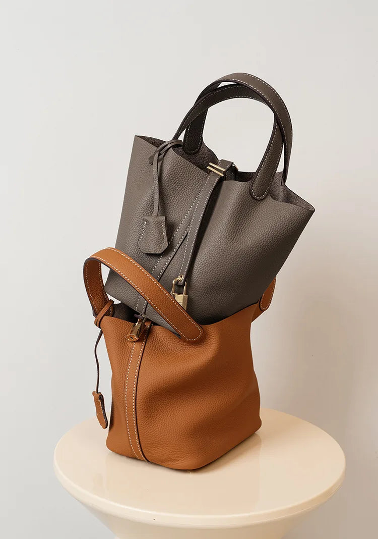 Classic Pebbled Leather Tote