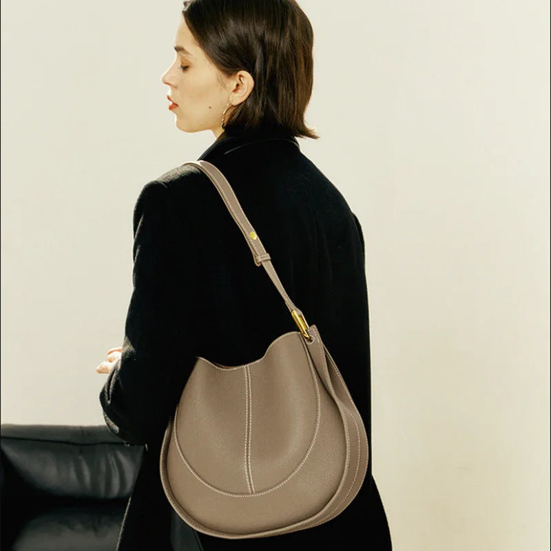 The Soft Cowhide Hobo Crossbody