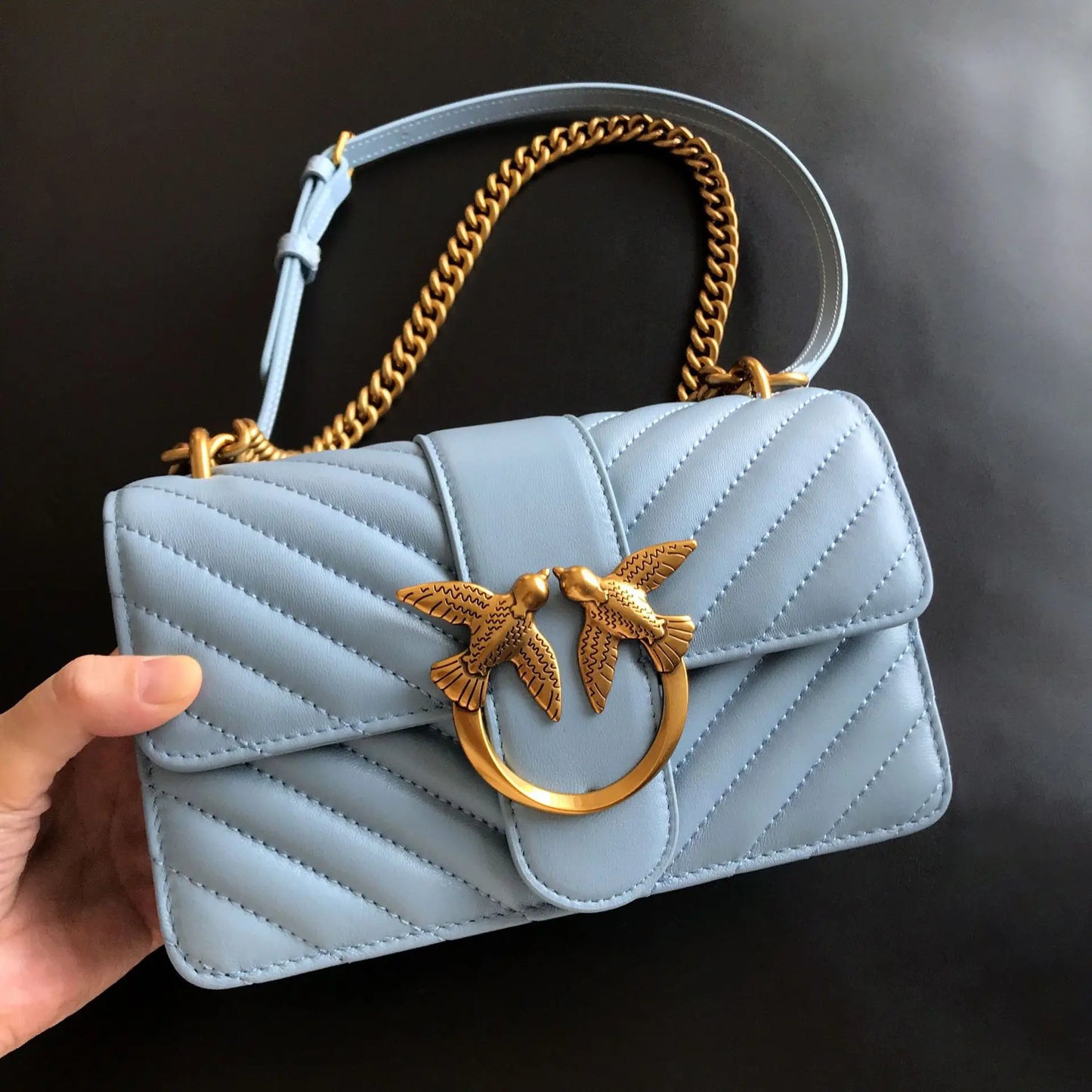Elegant Chain Strap Shoulder Bag