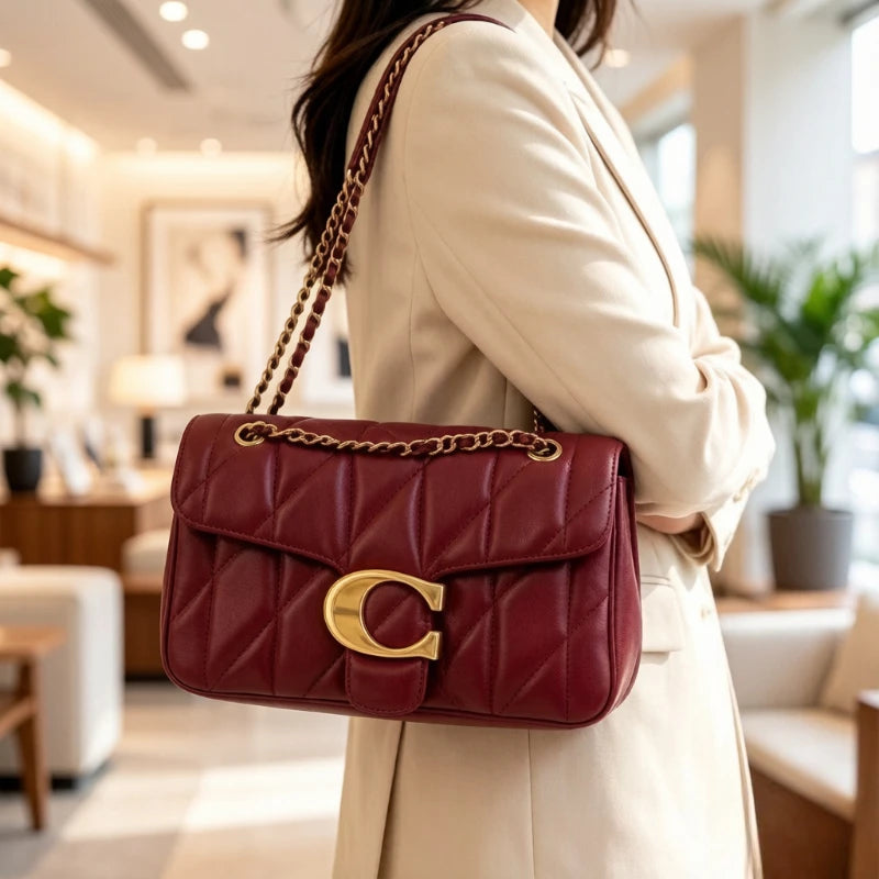 Luxe Quilted Chain Crossbody & Shoulder Bag