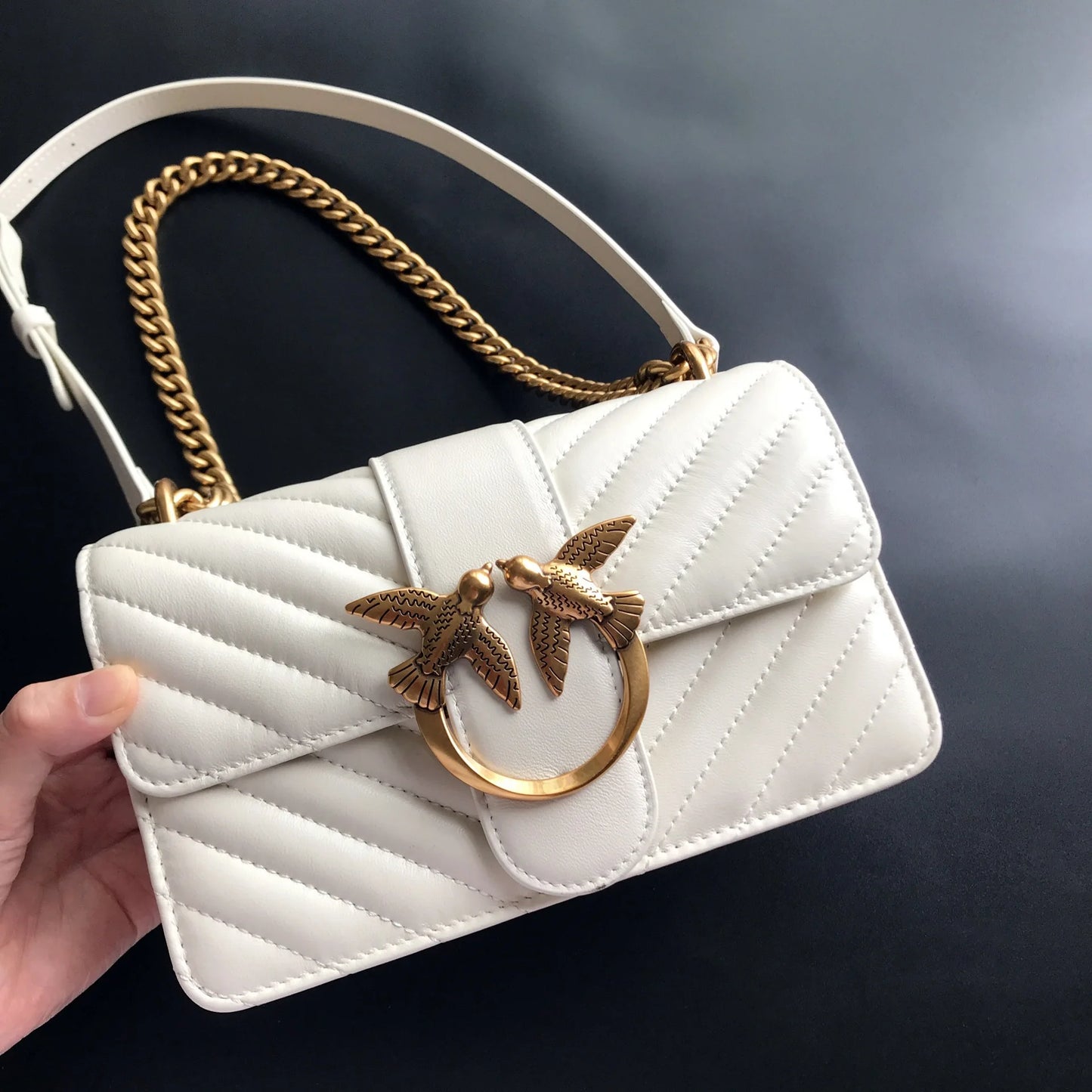 Elegant Chain Strap Shoulder Bag