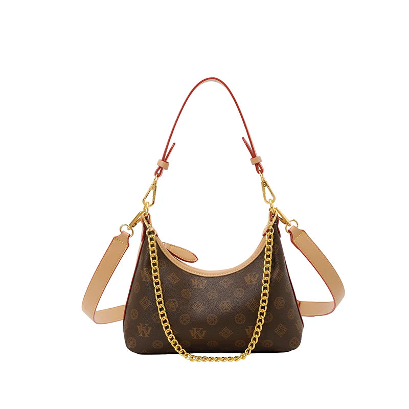 luxury shoulder bag with letter logo