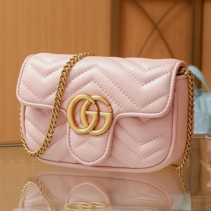 Luxe Quilted Designer Handbag