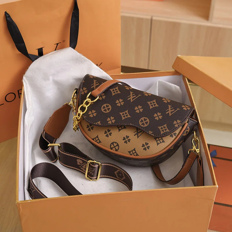 women's luxury saddle bag