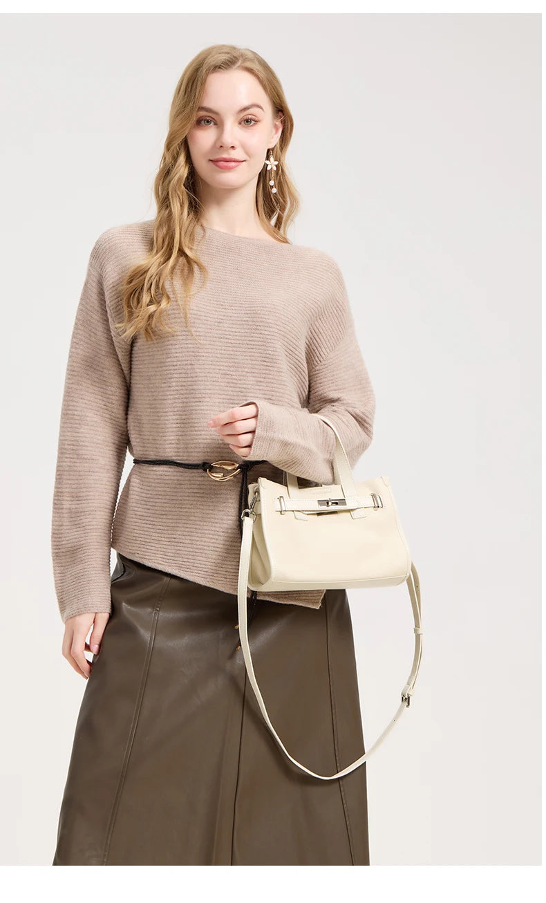 Luxury Leather Crossbody Handbag