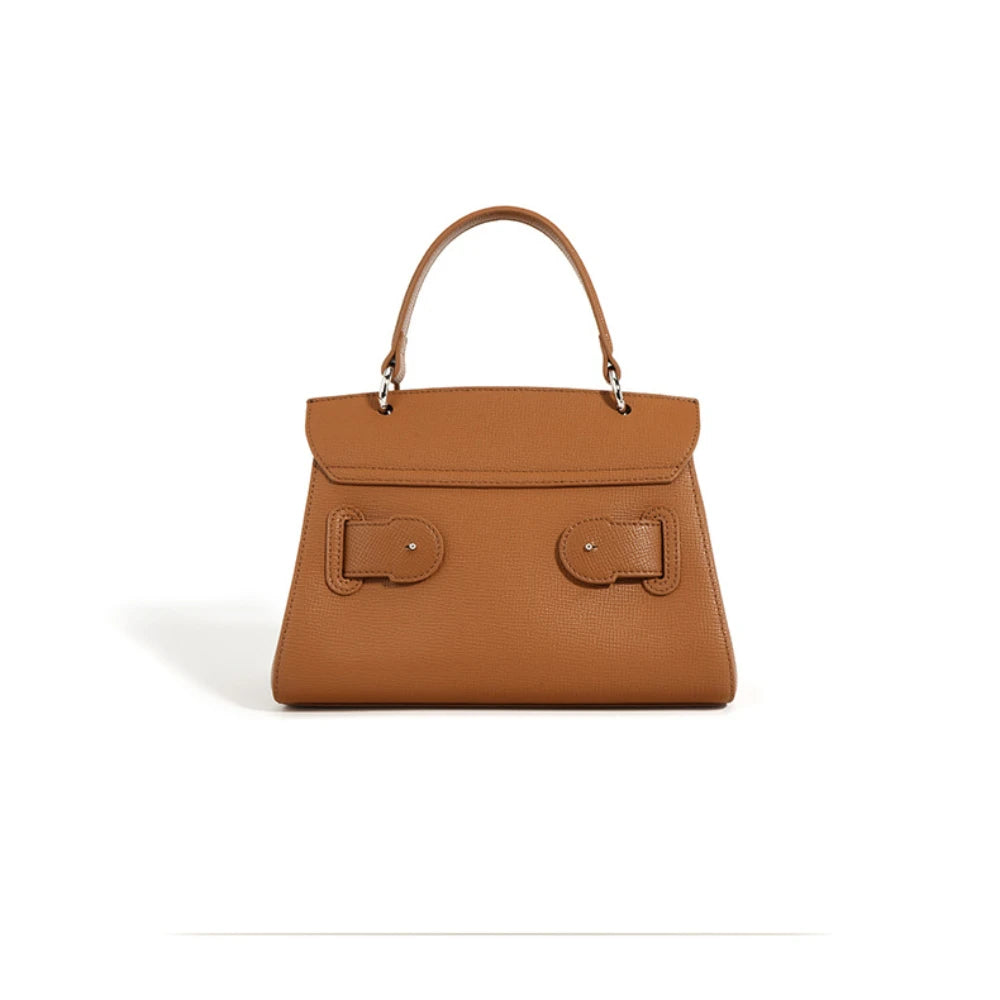 Classic Formal Handbag with Silver Hardware