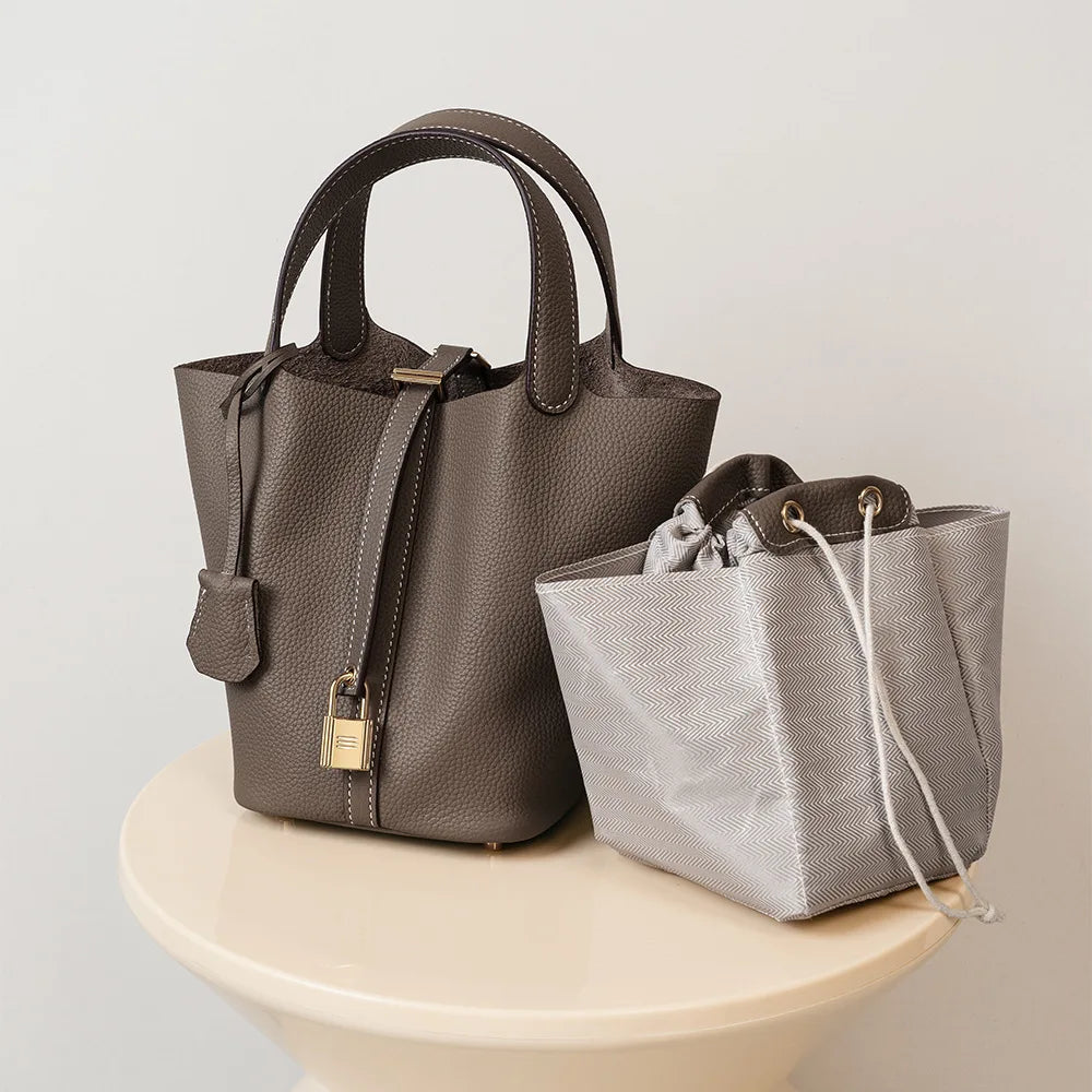 Classic Pebbled Leather Tote