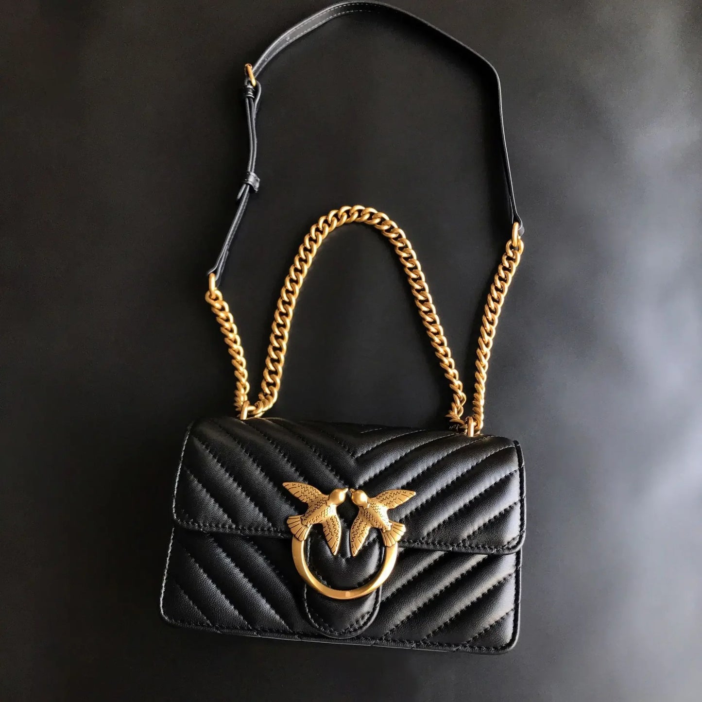 Elegant Chain Strap Shoulder Bag