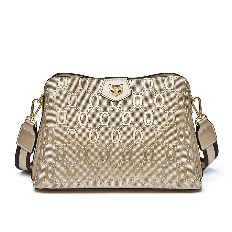 Classic Cowhide Leather Crossbody