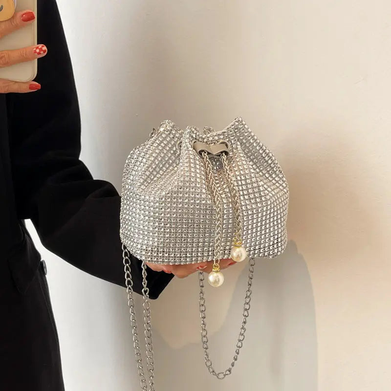 Sparkling Evening Bucket Bag
