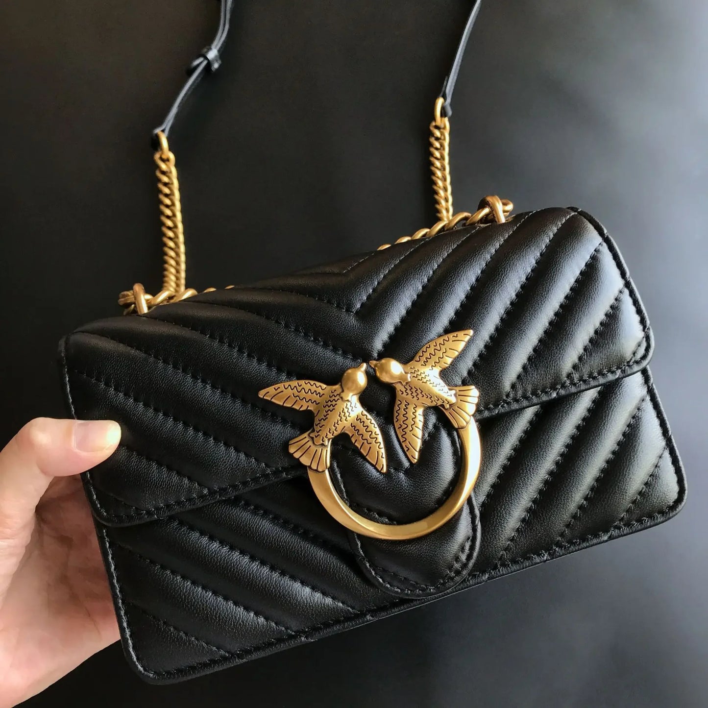Elegant Chain Strap Shoulder Bag