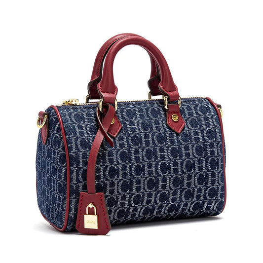 Chic Denim Crossbody & Handbag