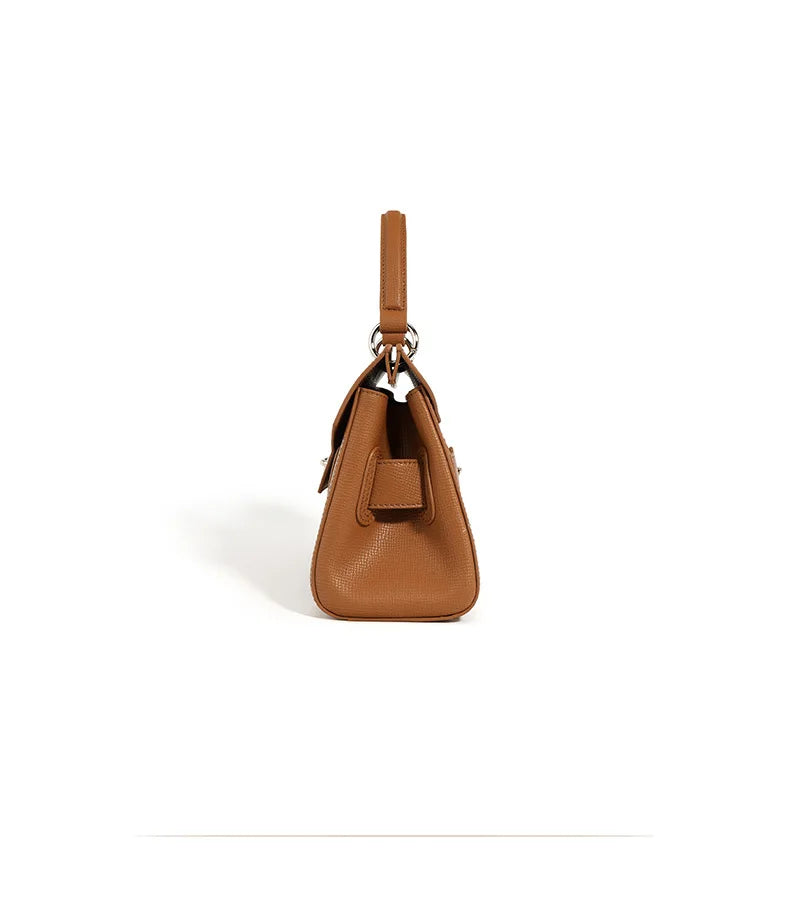 Classic Formal Handbag with Silver Hardware