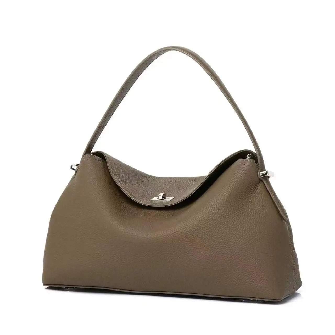 Luxe Minimalist Leather Shoulder Bag