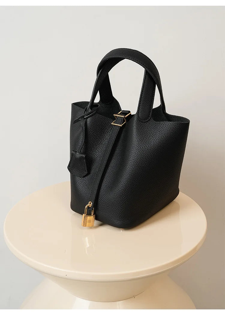 Classic Pebbled Leather Tote