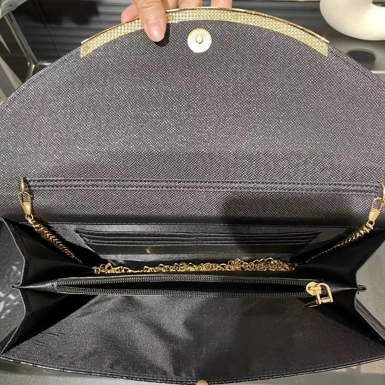Chic Black Party Clutch